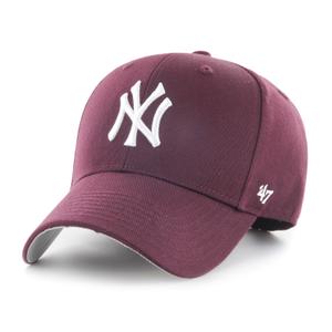 b-rac17ctp-km-kids-casquette-de-baseball-new-york-yankees-47brand-mlb-raised-basic-mvp-dark-maroon-tu