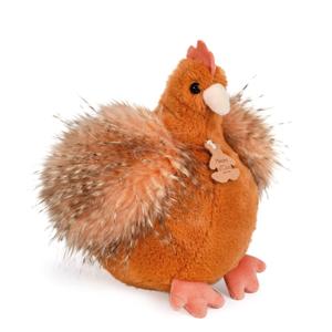 ho3161-peluche-histoire-d-ours-les-poulettes-orange-18-24-cm
