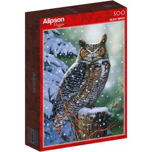 a2402357-puzzle-de-500-pieces-alipson-puzzle-hibou-en-hiver-gris-blanc-33-5x23-2x4-6-cm