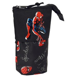 231872-trousse-scolaire-gobelet-enfant-alpino-spiderman-noir-multicolore-8x19x6-cm