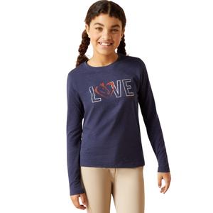 10046496-t-shirt-fille-ariat-love-blue