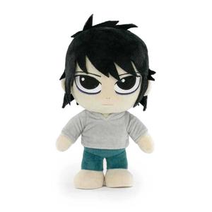 brado-ah9psnuubb-peluche-barrado-death-note-blanc-vert-28-cm