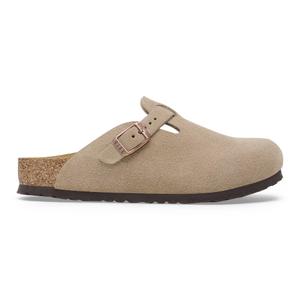 1027875-mules-enfant-birkenstock-boston-suede-leather-taupe