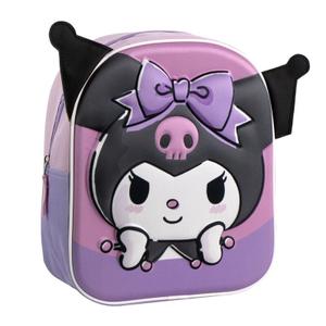 8445484509557-sac-a-dos-enfant-cerda-hello-kitty-kuromi-3d-rose-violet-22x28x1-cm