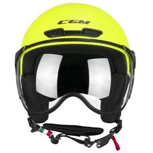 cgm-bsamojfl-3xs-casque-velo-urbain-enfant-cgm-ebi-mono-jaune-fluo-3xs-44-48-cm