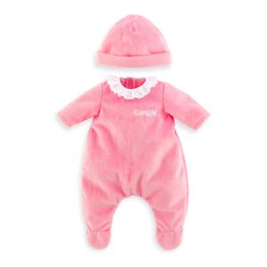 9000110620-pyjama-et-bonnet-pour-poupon-corolle-rose-30-cm