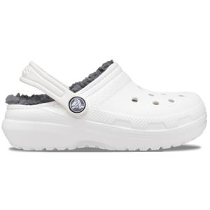 207010-10m-sabots-enfant-crocs-classic-lined-white-grey