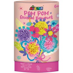 a2501483-activites-creatives-couture-pompom-bouquet-fleur-dam-rose-15x9x9-cm