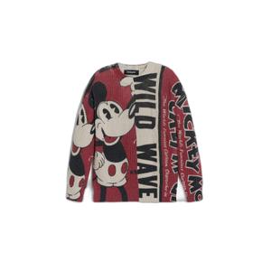 25wbjf01-3005-pull-col-rond-enfant-desigual-wild-mickey-rouge-noir-blanc