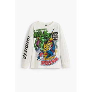 25wbtk02-1001-t-shirt-manches-longues-enfant-desigual-incredible-marvel-crudo