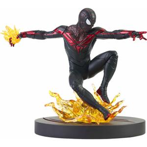 699788843437-figurine-diamond-select-toys-marvel-gallery-comic-spiderman-ps5-miles-morales-noir-18-cm