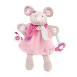 dc3085-marionnette-doudou-compagnie-souris-rose-25-34-cm