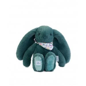 dc4300-peluche-doudou-compagnie-lapin-fleurette-vert