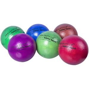 d9933-balle-en-mousse-enfant-dragonskin-thermo-x6-rouge-vert-orange-violet-jaune-16-cm