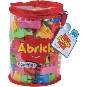 a2401565-jeux-d-adresse-sac-tube-ecoiffier-abrick-rouge-20-5x16x16-cm