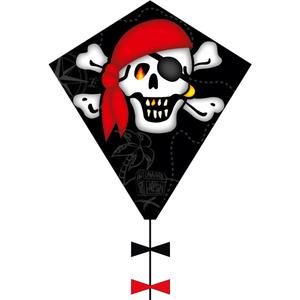 ecoedjr2-cerf-volant-enfant-ecoline-eddy-jolly-roger-noir-rouge-50-cm