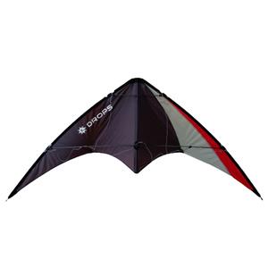 drops-gblack-grey-red-cerf-volant-elliot-drops-black-grey-red-160x75-cm