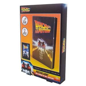 fizz2160-poster-avec-fonction-lumineuse-retour-vers-le-futur-fizz-creations-burning-rubber-orange-tu