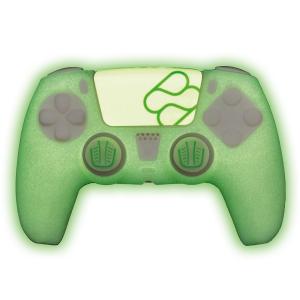 150022-manchon-en-silicone-skin-plus-grips-brillent-dans-le-noir-pour-manette-fr-tec-ps5-vert-tu
