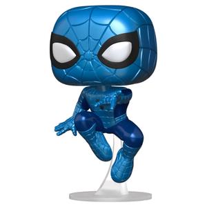 889698636759-figurine-funko-pop-marvel-make-a-wish-spiderman-metallic-bleu-9-cm
