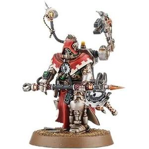 99070116004-figurine-games-workshop-warhammer-40k-adeptus-mechanicus-tech-priest-enginseer-gris-rouge-tu