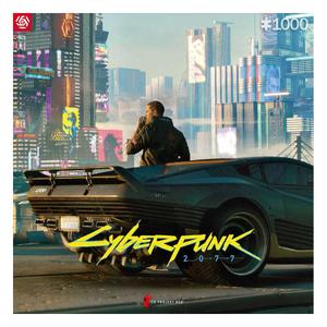golo-24034-puzzle-de-1000-pieces-good-loot-cyberpunk-2077-gaming-mercenary-on-the-rise-multicolore-68x48-cm