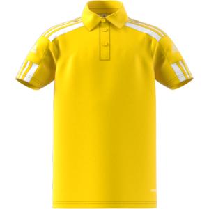 polo-enfant-adidas-squadra-21-jaune-blanc
