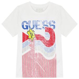 l5yi10-k8hm4-g011-t-shirt-encolure-ronde-en-coton-enfant-guess-pure-white