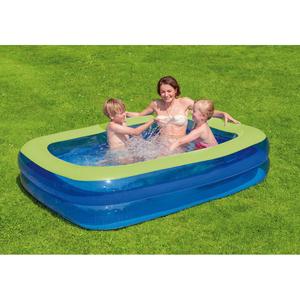 a2103355-piscine-bebe-2-boudins-happy-people-x3-bleu-vert-30x8-5x37-cm