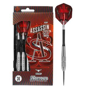 bd61628-flechette-harrows-assassin-80-tungsten-argente-noir-rouge