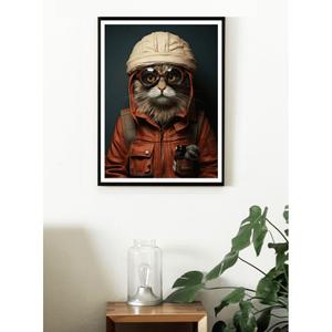 kb1564hag-animeleg02-poster-hartman-animal-elegance-02-noir-50x70-cm