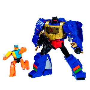 5010996299505-figurine-hasbro-transformers-age-of-the-primes-g2-universe-grimlock-autobot-wheelie-bleu-dore-19-cm