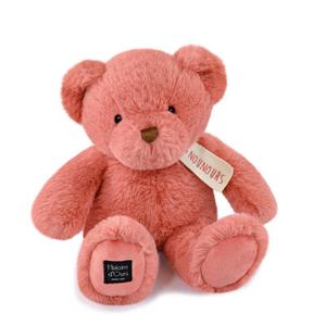 ho3232-peluche-le-nounours-histoire-d-ours-rose-praline-34-cm