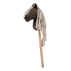 s7118-19-peluche-hkm-kids-hobby-horse-pro-slim-line-marron-37-cm-26x10-cm