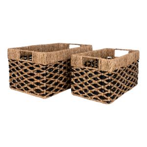 4401527-panier-de-rangement-en-jonc-de-mer-rectangulaires-house-nordic-salat-x2-black-nature-35x20x19-cm