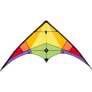 ecoskro-grainbow-cerf-volant-hq-kites-stunt-kite-rookie-rainbow-120x60-cm