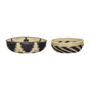 510804-panier-de-rangement-hubsch-interior-current-x2-noir-naturel-37x13-54x15-cm