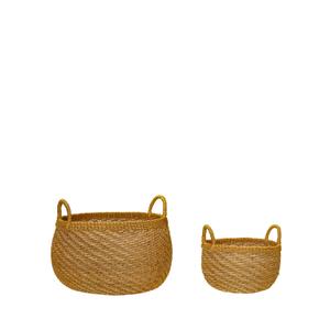 821504-panier-de-rangement-hubsch-interior-solar-x2-orange-31x18-40x28-cm