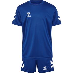 226152-7045-ensemble-t-shirt-plus-short-enfant-hummel-logo-blue