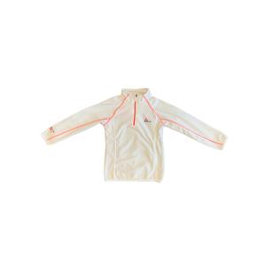 gafine-af-1-blanc-sweatshirt-micro-polaire-demi-zip-fille-peak-mountain-gafine-blanc