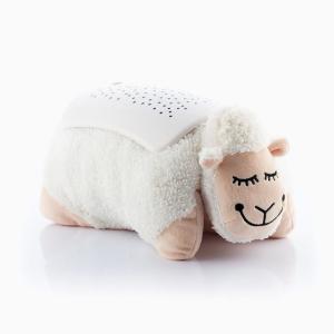 v0101092-projecteur-lumineux-led-etoiles-en-peluche-mouton-innovagoods-blanc-beige-tu