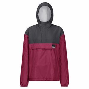 1609561-2501-veste-impermeable-isolante-enfant-jack-wolfskin-spirit-smock-dark-ruby