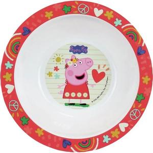 006105-set-vaisselle-assiette-bol-verre-enfant-fun-house-peppa-pig-rouge-tu