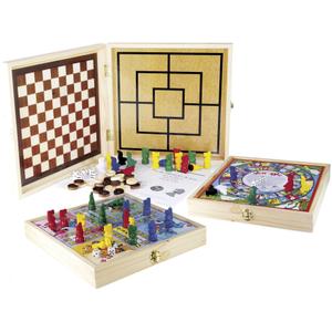 a1202827-coffret-de-100-jeux-de-societe-en-bois-jeujura-multicolore-30x5x30-cm
