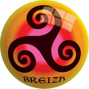 a2100890-ballon-john-rainbow-breizh-orange-23x23x23-cm
