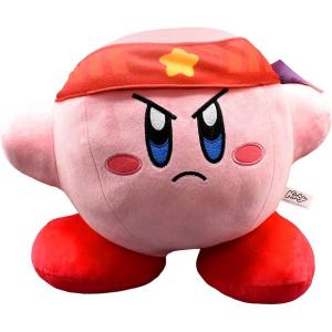 651nin046-peluche-enfant-just-toys-kirby-ninja-rose-rouge-19-5x19-5x30-5-cm