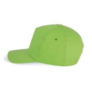kp041-lime-casquette-5-pannel-enfant-k-up-first-lime-tu