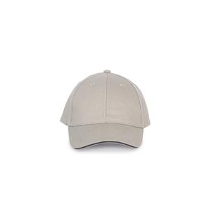 kp042-lightgrey-darkgrey-casquette-6-panneaux-enfant-k-up-oralando-kids-light-grey-dark-grey-tu