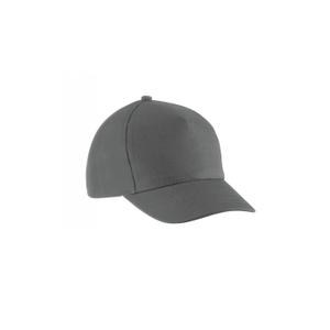 kp149-darkgrey-casquette-5-panneaux-coton-enfant-k-up-dark-grey-tu