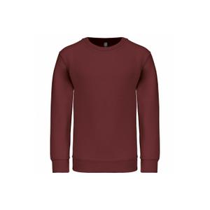 k475-wine-sweathirt-enfant-kariban-col-rond-rouge-bordeaux